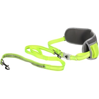 FLAMINGO GUINZAGLIO PER JOGGING CON CINTURA GIALLO FLUO 80-140CM