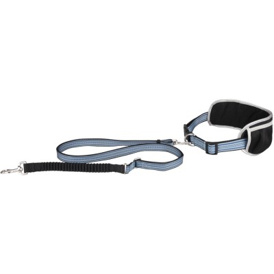 FLAMINGO GUINZAGLIO PER JOGGING CON CINTURA ADDOMINALI RONO AZZURRO 180-250CM