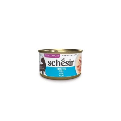 SCHESIR CAT ADULT LATTINA COMPLEMENTS BROTH TONNETTO 70GR