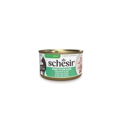 SCHESIR CAT ADULT LATTINA COMPLEMENTS JELLY TONNETTO CON ALGHE 70GR