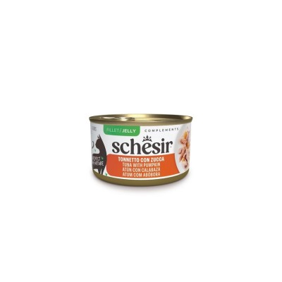 SCHESIR CAT ADULT LATTINA COMPLEMENTS JELLY TONNETTO CON ZUCCA 70GR