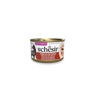 SCHESIR CAT ADULT LATTINA COMPLEMENTS BROTH TONNETTO CON TRIGLIA 70GR