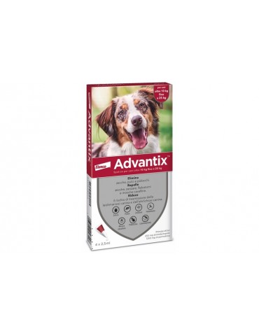 ADVANTIX 10-25 KG 4 PIPETTE