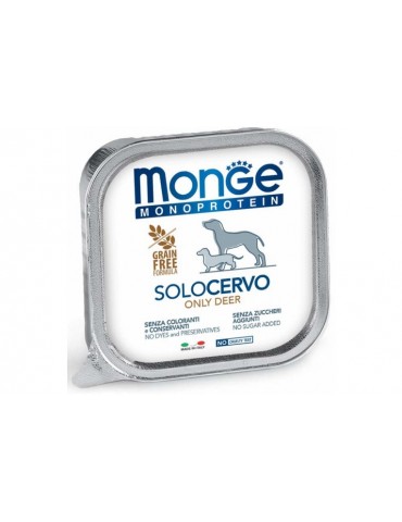 MONGE MONOPROTEICO SOLO CERVO 150GR