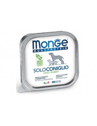 MONGE MONOPROTEICO SOLO CONIGLIO 150GR