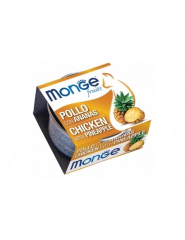 MONGE FRUIT 80GR POLLO CON ANANAS