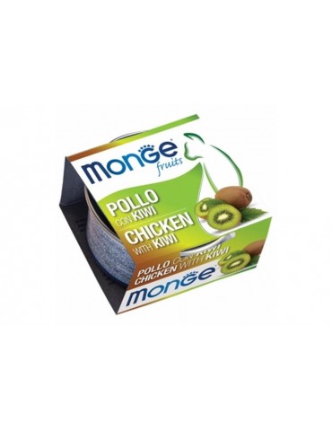 MONGE FRUIT 80GR POLLO CON KIWI