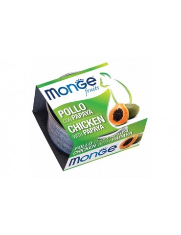 MONGE FRUIT 80GR POLLO CON PAPAYA