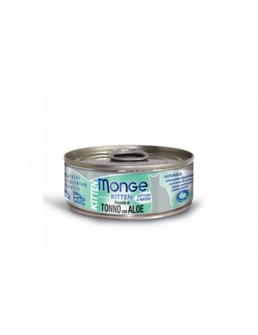 MONGE CAT LATTINA KITTEN TONNO E ALOE 80GR