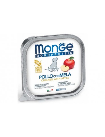 MONGE MONOPROTEICO JUNIOR POLLO E MELA 150GR