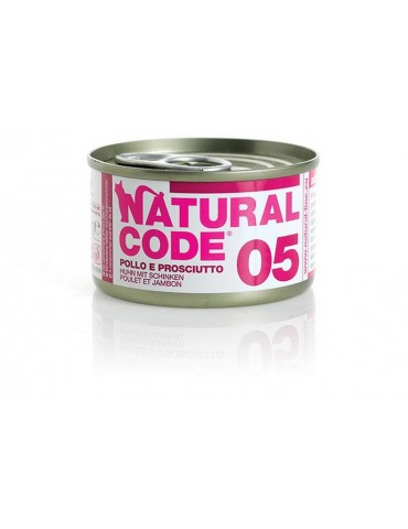 NATURAL CODE 05 POLLO E PROSCIUTTO 85 GR