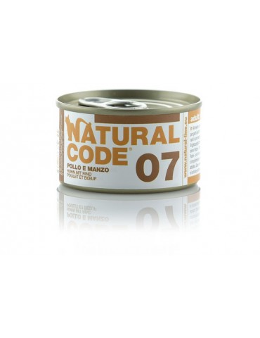 NATURAL CODE 07 POLLO E MANZO 85 GR