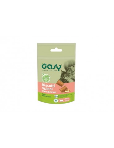 OASY CAT BISCOTTI SALMONE 60GR