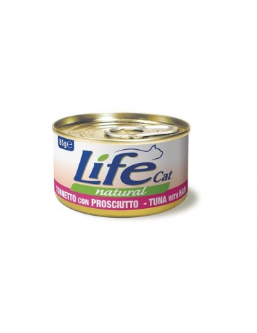 LIFE CAT FILETTI DI TONNO CON PROSCIUTTO 85GR