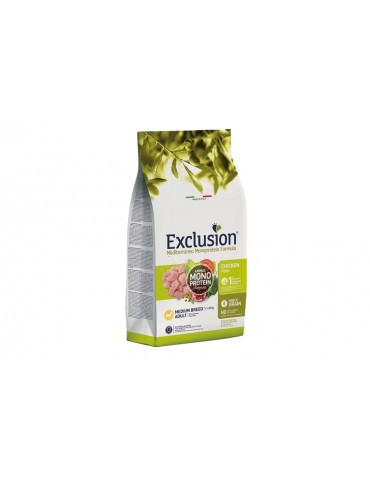 EXCLUSION MONOPROTEIN ADULT LARGE POLLO 12KG