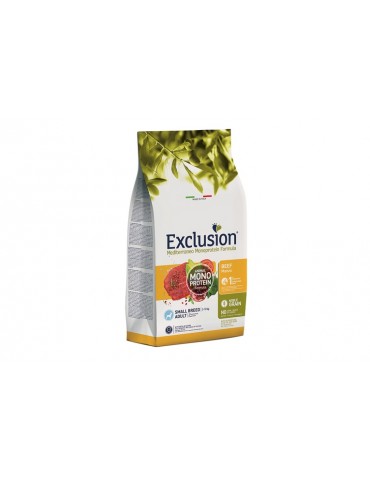 EXCLUSION MONOPROTEIN ADULT SMALL MANZO 2KG