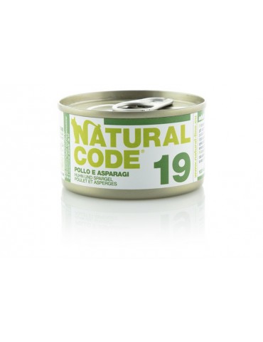 NATURAL CODE 19 POLLO E ASPARAGI 85 GR