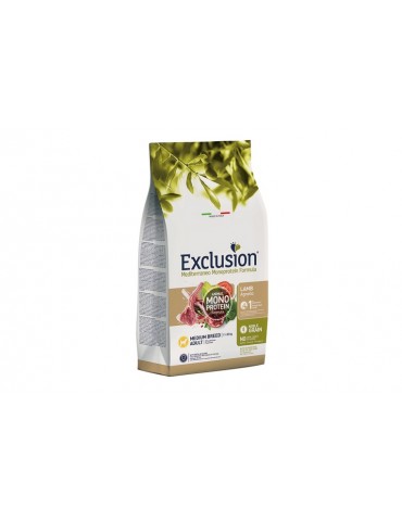 EXCLUSION MONOPROTEIN ADULT SMALL AGNELLO 2KG