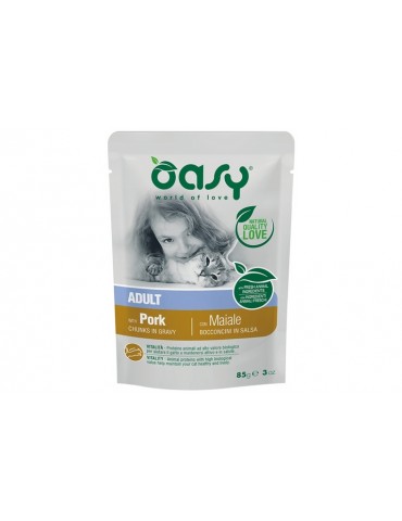 OASY CAT ADULT MAIALE BUSTE 85GR