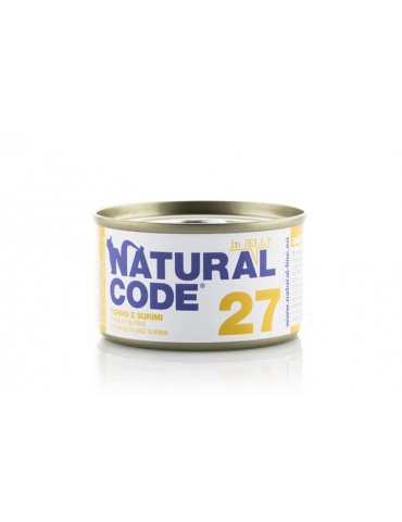 NATURAL CODE 27 TONNO E SURIMI 85 GR