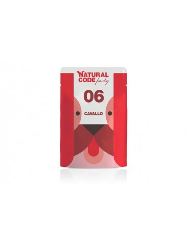 NATURAL CODE DOG P06 ADULT CAVALLO 100GR