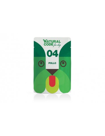 NATURAL CODE DOG P04 ADULT POLLO 300GR