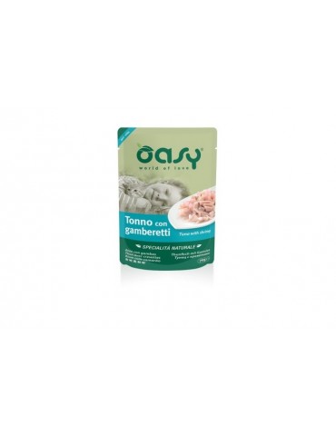 OASY CAT BUSTA SPECIALITA' TONNO CON GAMBERETTI 70GR