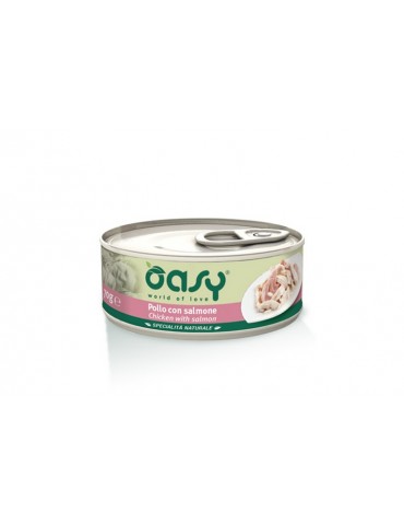 OASY CAT SPECIALITA' LATTINA POLLO CON SALMONE 150GR