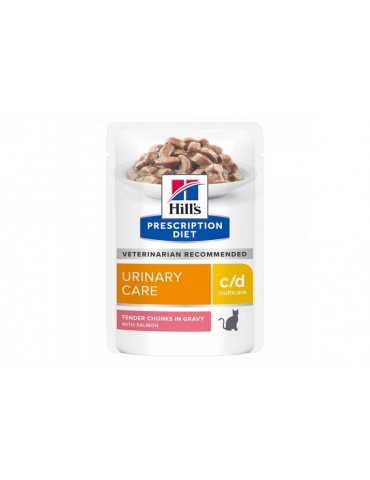 HILL'S DIET CAT C/D SALMONE BUSTA 85GR