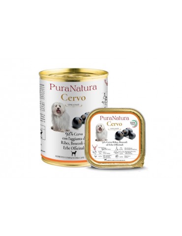 PURA NATURA  MONOP. CERVO E RIBES 400GR