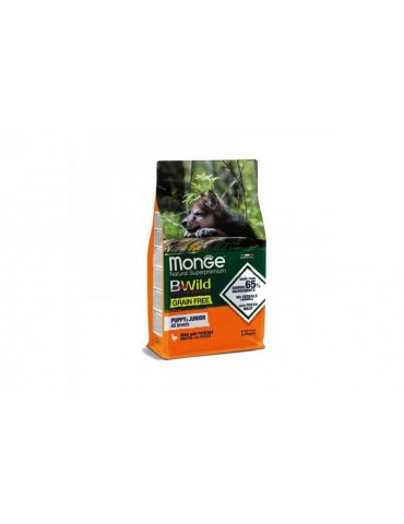 MONGE BWILD DOG GRAIN FREE PUPPY&JUNIOR ANATRA E PATATE 12KG