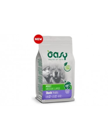 OASY DOG MONOP. ADULT M/L ANATRA 12KG