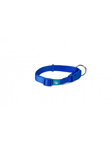 LEOPET COLLARE NYLON BLU L