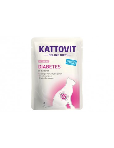 KATTOVIT DIET CAT BUSTA DIABETE SALMONE 85GR