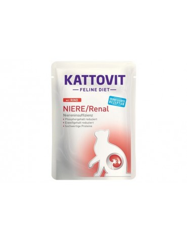 KATTOVIT DIET CAT BUSTA RENAL MANZO 85GR