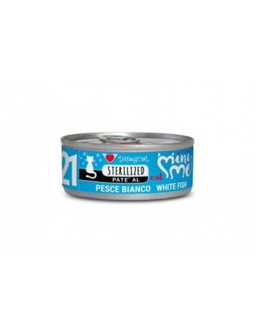 DISUGUAL MINIME CAT 21 STERILIZED PESCE BIANCO 85GR