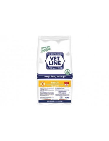 VETLINE DOG ADULT POLLO 12,5KG