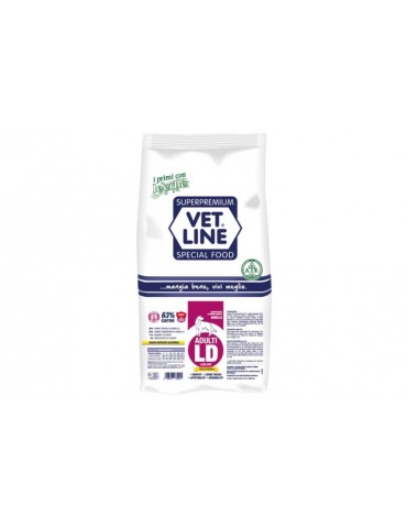 VETLINE DOG LESS DRY MINI AGNELLO 3KG