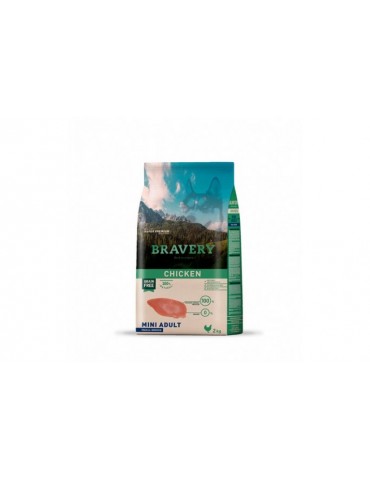 BRAVERY DOG ADULT MINI GRAIN FREE POLLO 2KG