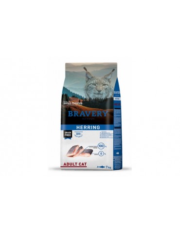 BRAVERY CAT ADULT GRAIN FREE ARINGA 600GR