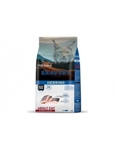 BRAVERY CAT STERILIZED GRAIN FREE ARINGA 600GR