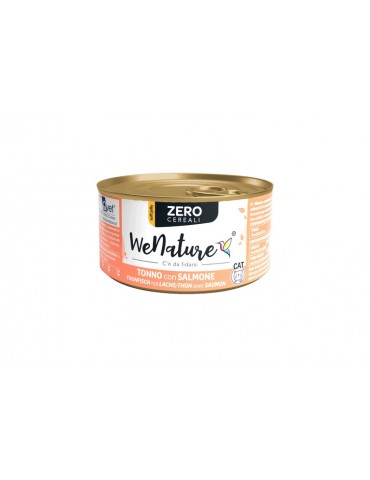 WENATURE CAT ZERO GRAIN TONNO E SALMONE 85GR