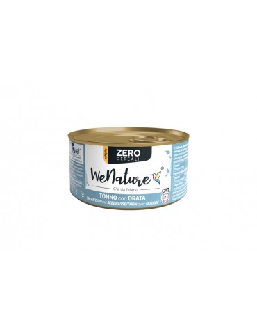 WENATURE CAT ZERO GRAIN TONNO E ORATA 85GR