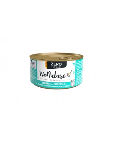 WENATURE CAT ZERO GRAIN TONNO E RICCIOLA 85GR