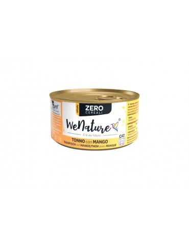 WENATURE CAT ZERO GRAIN TONNO E MANGO 85GR