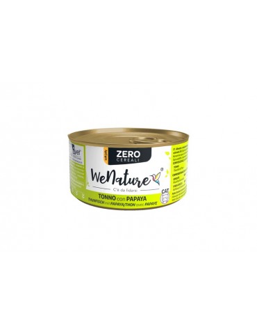 WENATURE CAT ZERO GRAIN TONNO E PAPAYA 85GR