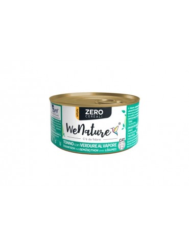 WENATURE CAT ZERO GRAIN TONNO CON VERDURE 85GR