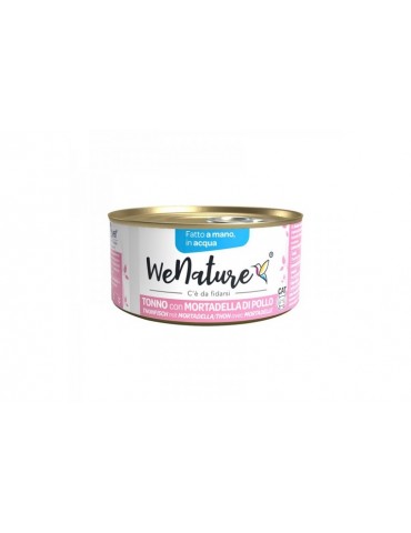 WENATURE CAT ACQUA TONNO CON MORTADELLA 85GR