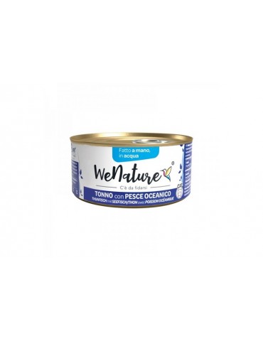 WENATURE CAT ACQUA TONNO CON PESCE OCEANICO 85GR