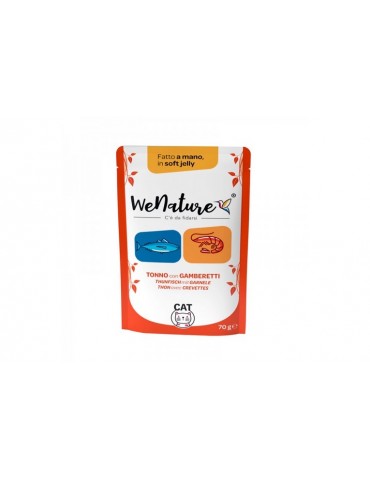 WENATURE CAT BUSTA TONNO E GAMBERI 70GR